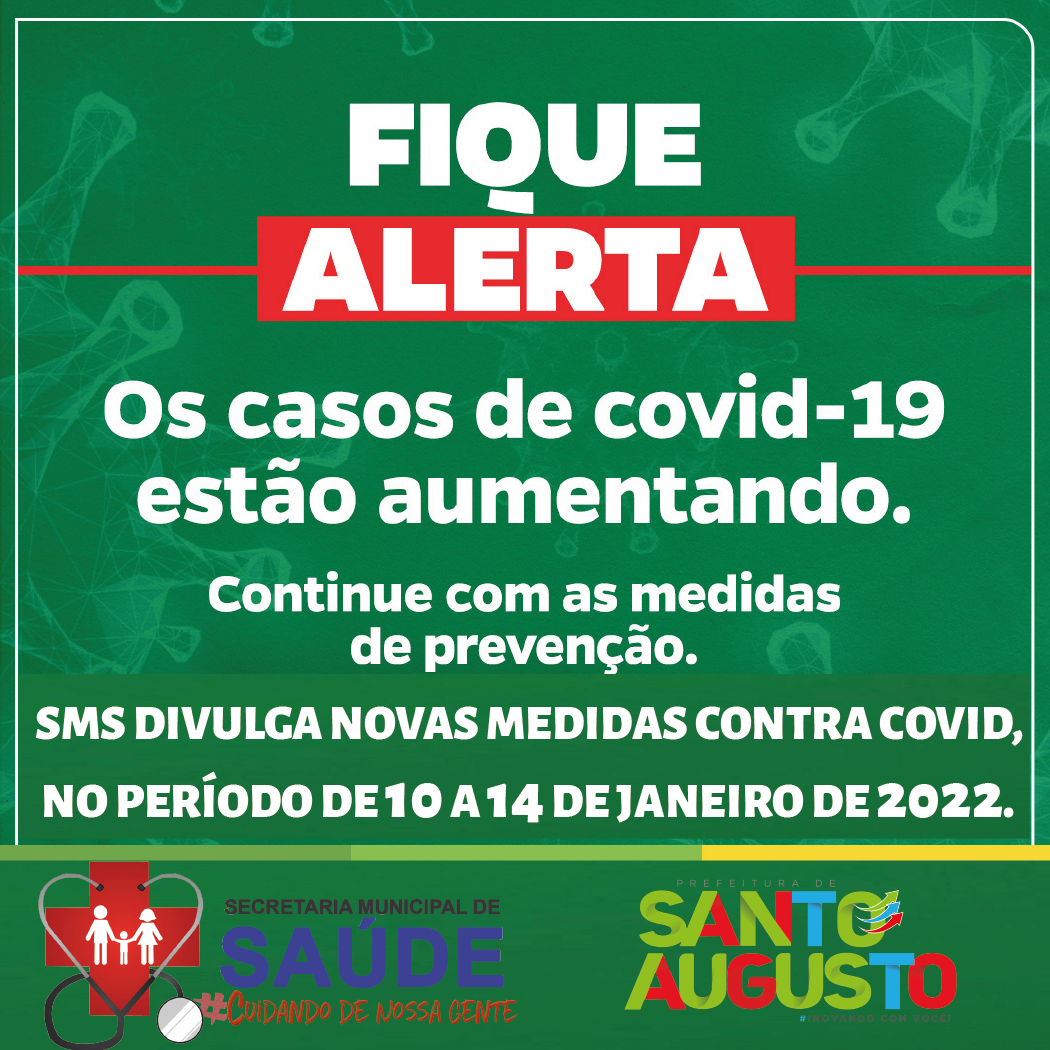 SMS TOMA MEDIDAS PREVENTIVAS DEVIDO AUMENTO DOS CASOS DE COVID Prefeitura Municipal De