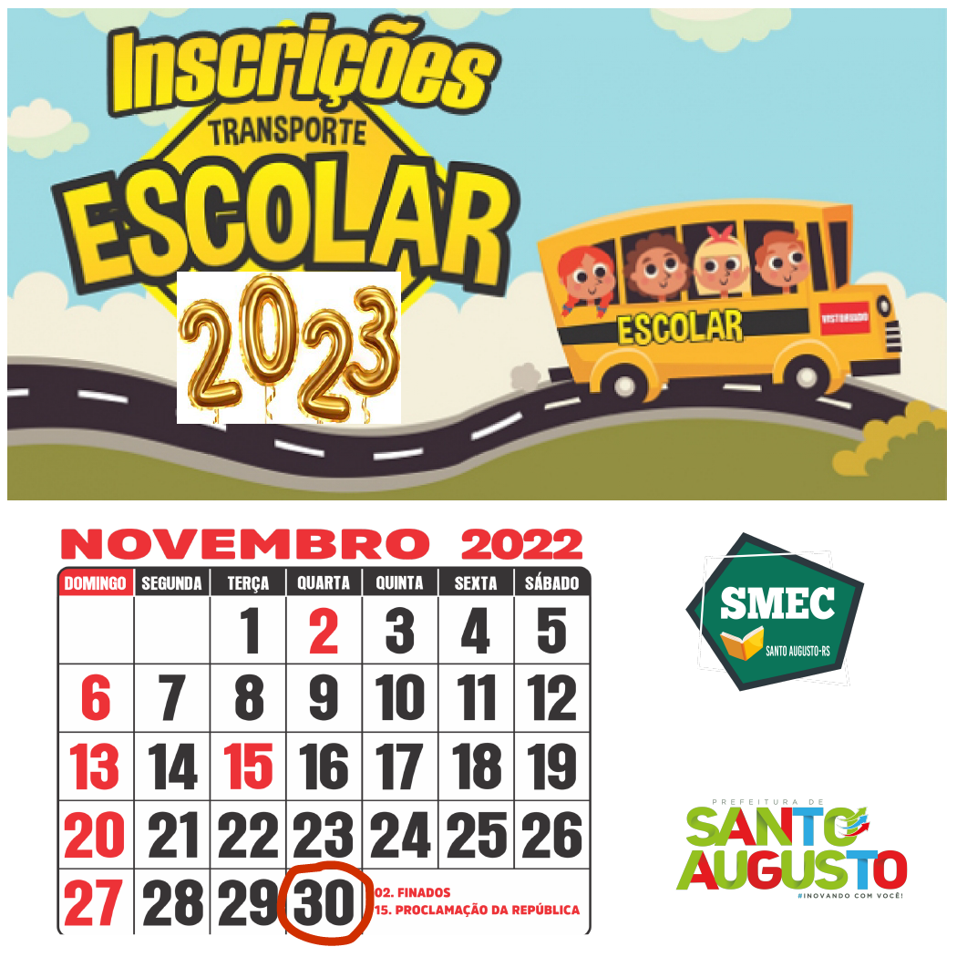 Cadastro Do Transporte Escolar 2023 Prefeitura Municipal De Santo Augusto 0356